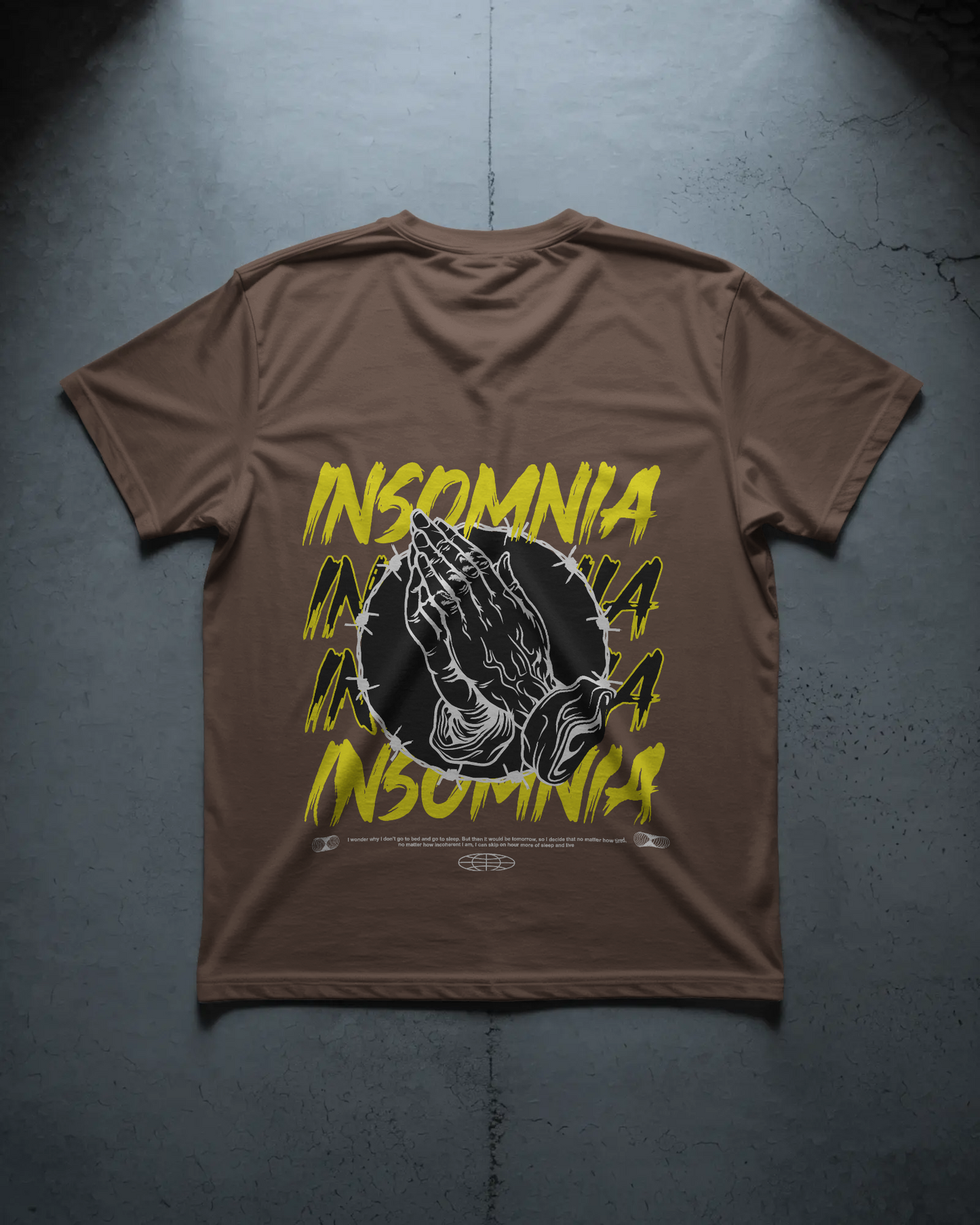 Insomania unisex oversized tshirt