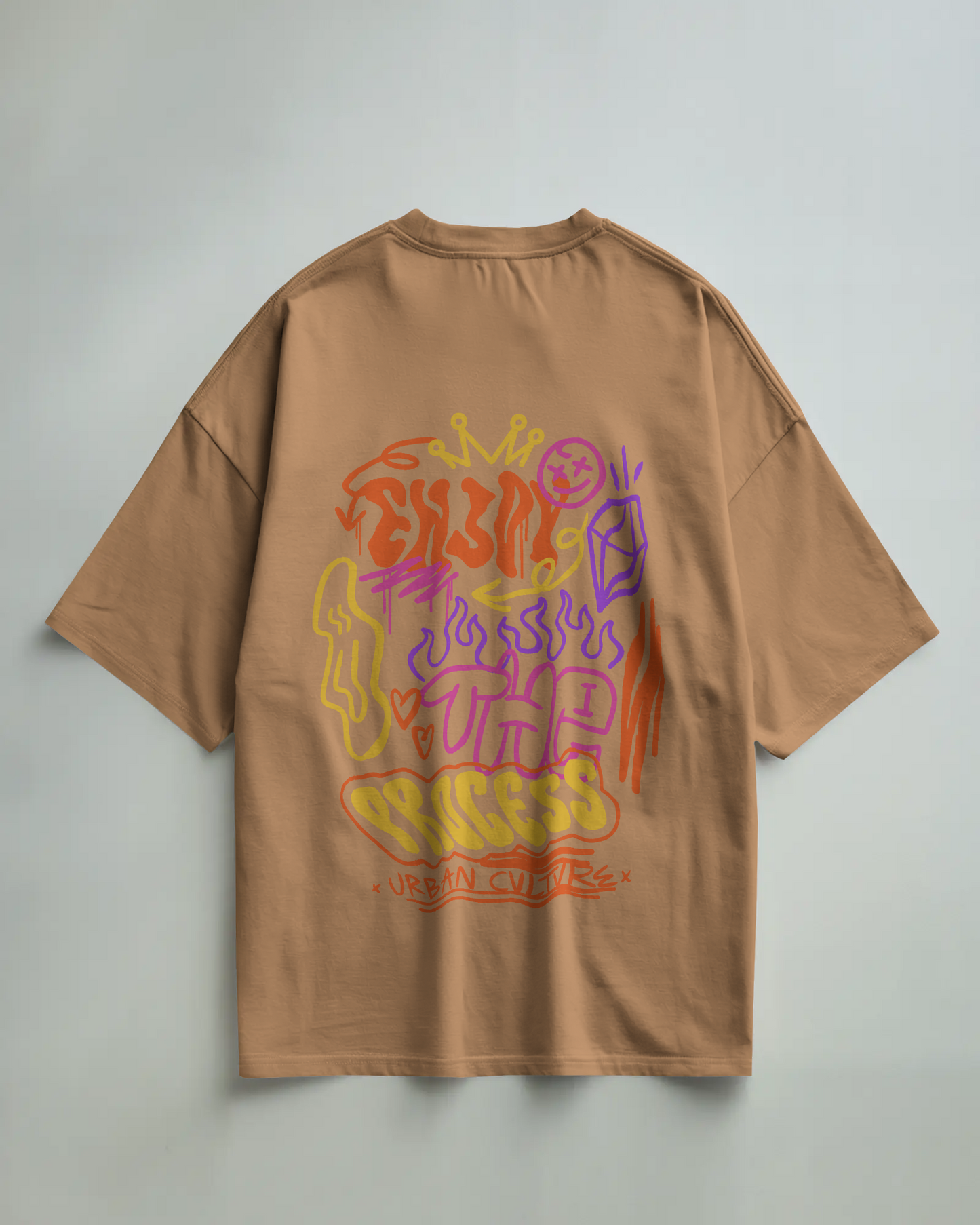 ENJOY THE PROCESS UNISEX OVERSIZED TSHIRT