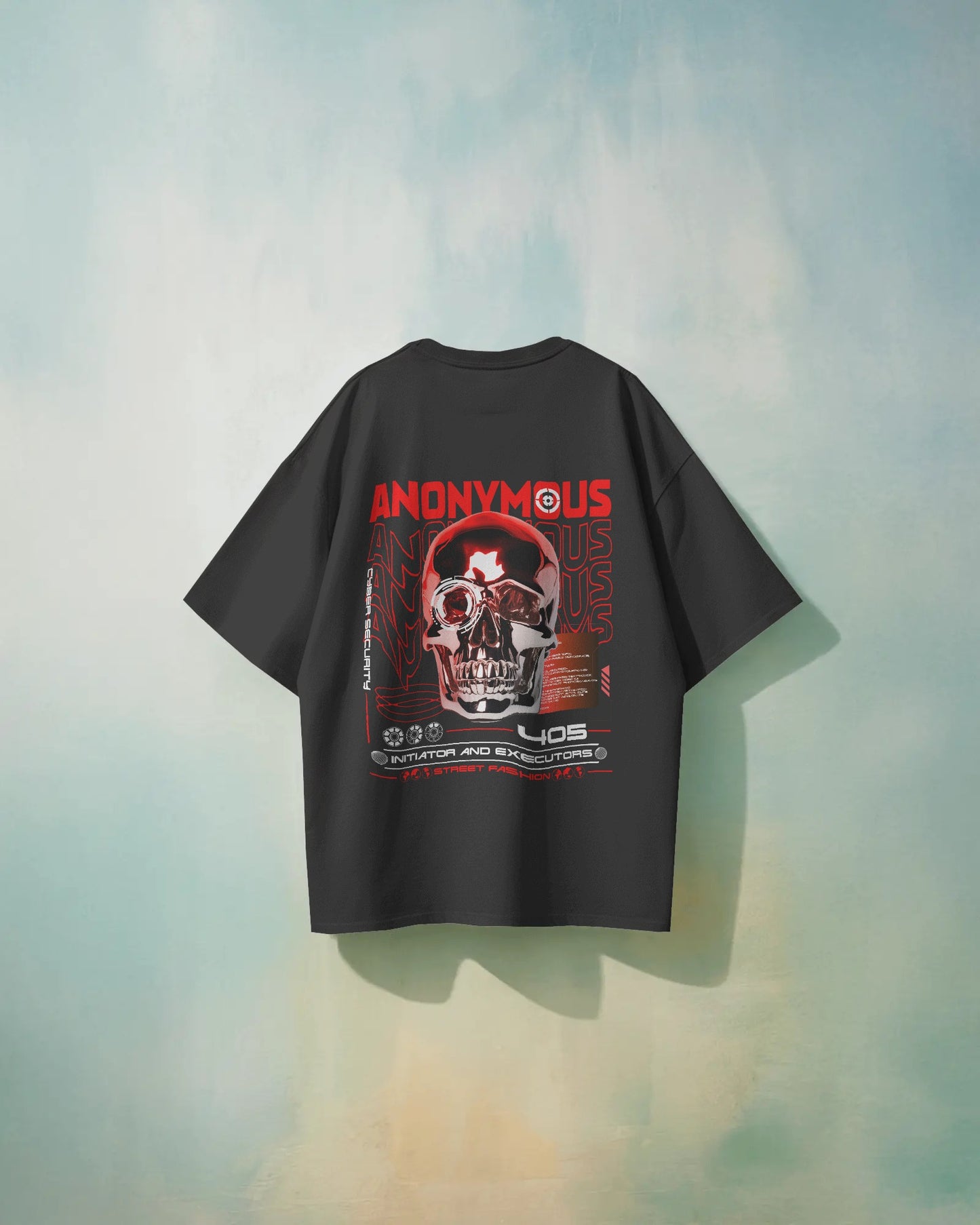 Anonymous Back unisex oversized tshirt