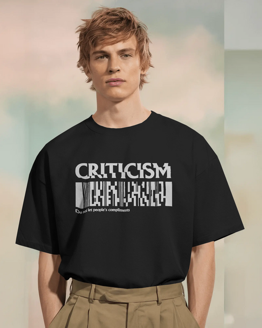 CRITISM UNISEX OVERSIZED TSHIRT