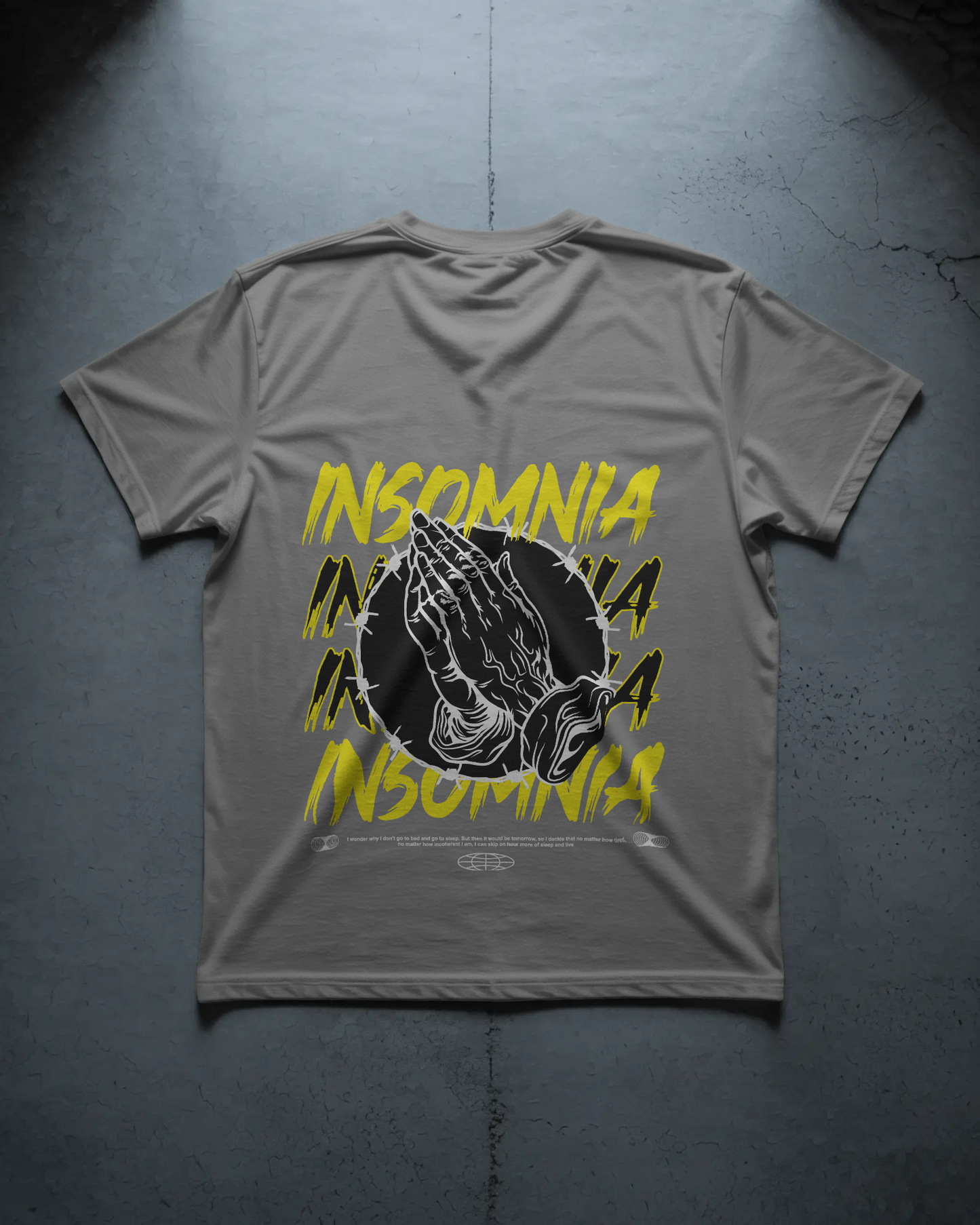 Insomania unisex oversized tshirt