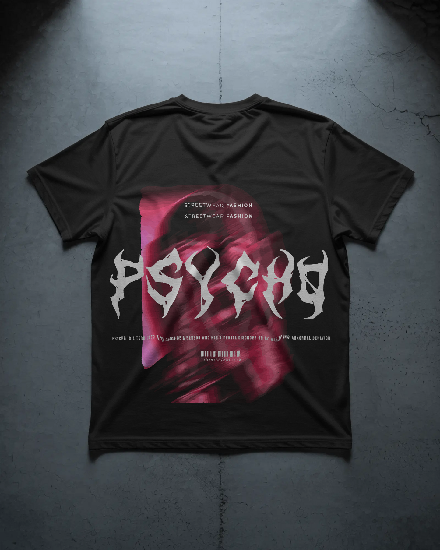 PSYCHO UNISEX OVERSIZED TSHIRT