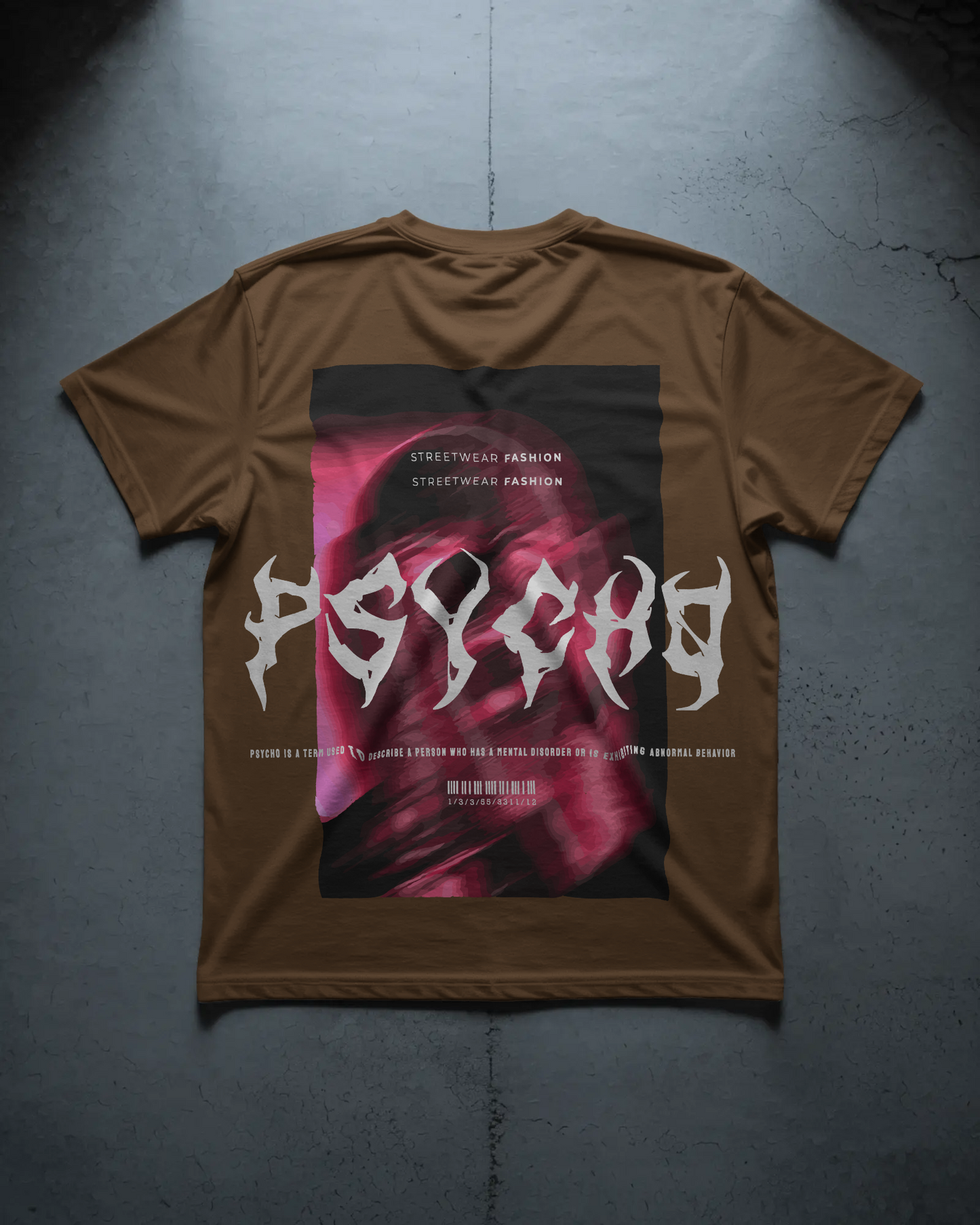 PSYCHO UNISEX OVERSIZED TSHIRT