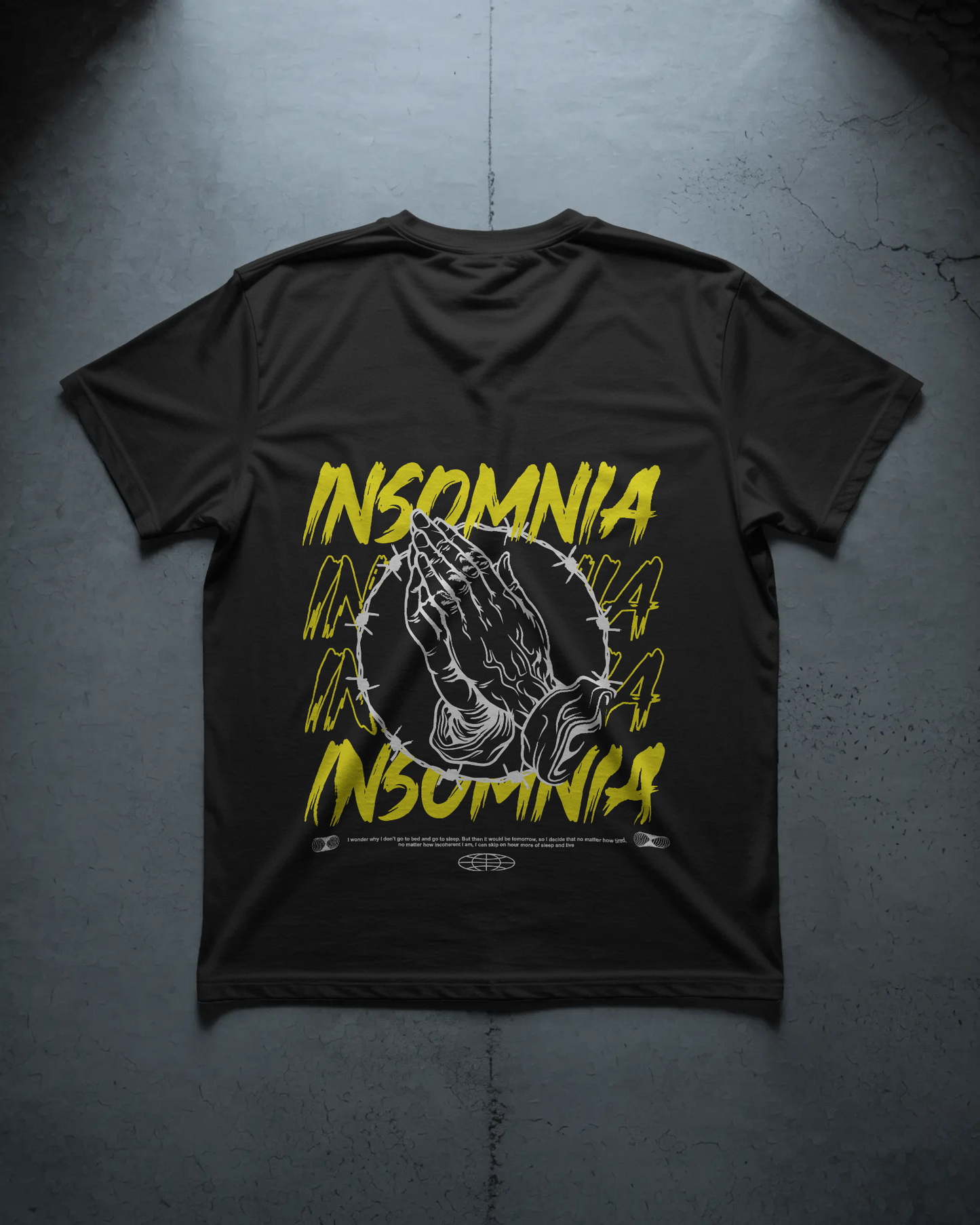 Insomania unisex oversized tshirt