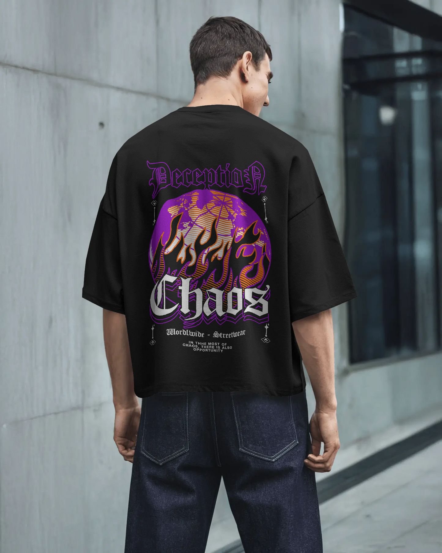 CHAOS UNISEX OVERSIZED TSHIRT